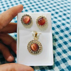 Earrings & Pendant Set