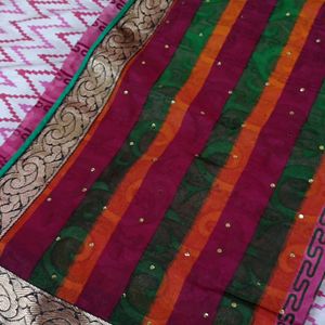 Takali Work Saree