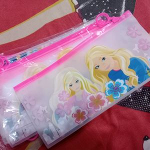 Pack of 5 Barbie pouches