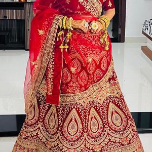 Bridal Red Lehnga Choli