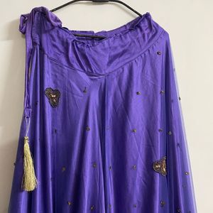 Purple Vintage Lehnga Handwork With Heavy Duppata