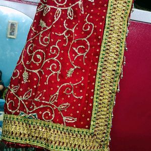 Bridel Saree With Dupatta