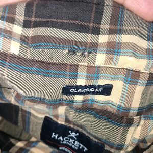 Yellow Black Check Shirt