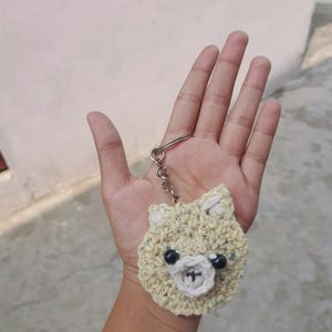 Bear Chochet Keychain