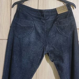 Black Cauterized Jeans