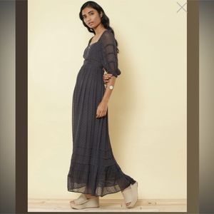 Label Ritu Kumar Anthra Grey CutOut Maxi