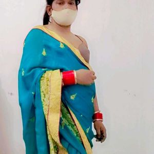 Soft Satin Shining Saree