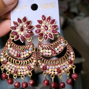 Party Wear Bridal Earrings For Women And Girls