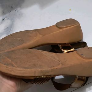 New Copper Gold Sandals