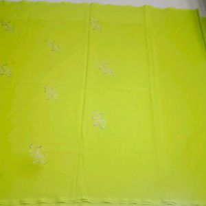 Chumki Work Saree