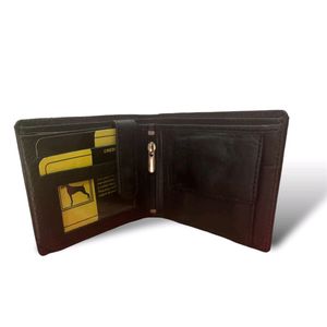 Woodland Black Casual Leather Wallet for Men