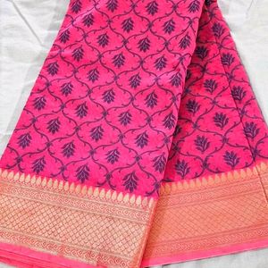 pure cotton silk sari