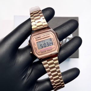 Digital Metal Strap Unisex Watch