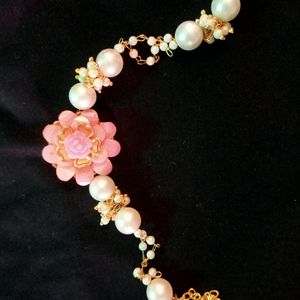 Beautiful Baby Pink Bracelet/Rakhi