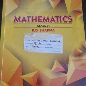 R.d Sharma Class Sixth