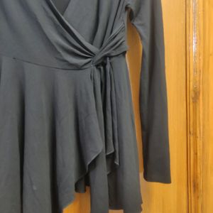 Asymmetric Front Wrap Style Top/Dress