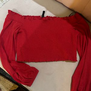 H&M Off-shoulder Top Size L