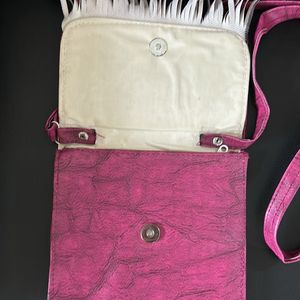 Sling Bag ( Rose Pink A Bit Magenta)