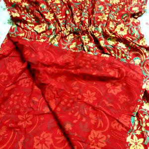 Red Kaftan Kurti