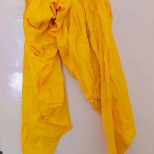 Chanderi Banarasi Rose Nd Yellow Suit Set