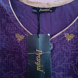 Pranjul Brand Kurti Purple 💜