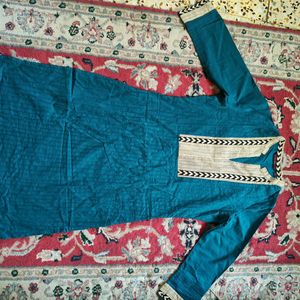 Straight Fit Cotton Kurta New34 Chest