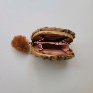 Fur Wallet for Kids And Women