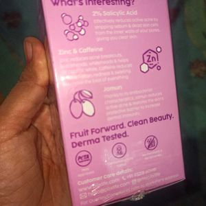 Plix Jamun Face Wash and Active Acne Serum