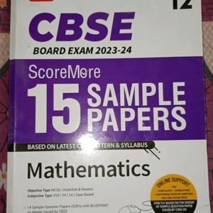 Maths Sample Paper For Class 12th