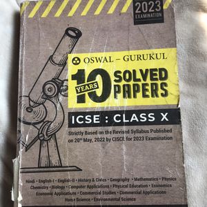 LOW PRICE!!!OSWAL 10 Years Solved Paper (2022-2023