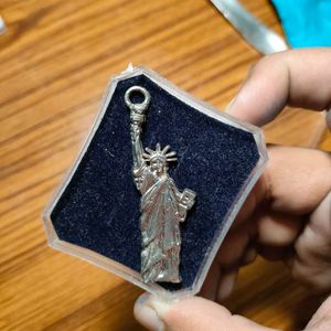 Statue Of Liberty Pendent Made With Silver