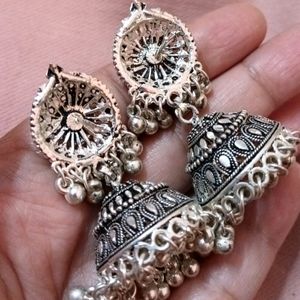 Oxidized Jhumka