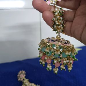 Multi Coloured Jhumka