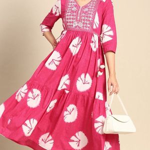 Rose Anarkali Kurta Set For Beautiful Wearing