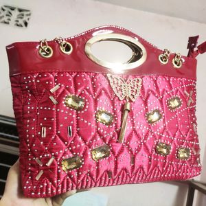 Lovely 😍 😍 Cherry 🍒🍒 colour sling bag 🛍️🛍️