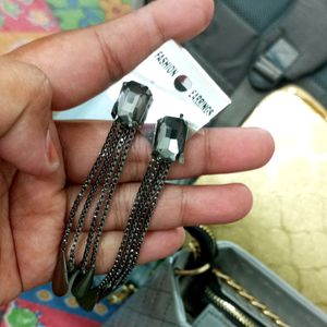 Beautiful Black Stone Earrings 😍 Only In ₹99