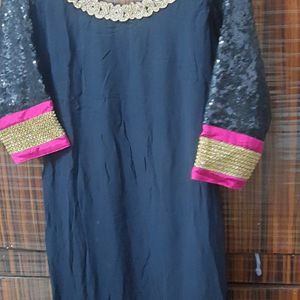 Pure Georgette Kurti With Lining