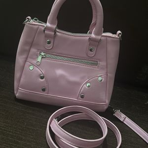 H&M Sling And Handbag Both In Pink