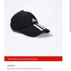 Adidas Baseball Cap with Signature Branding