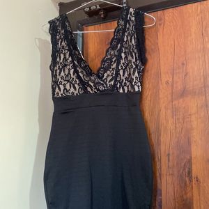 Black Net Party Dress