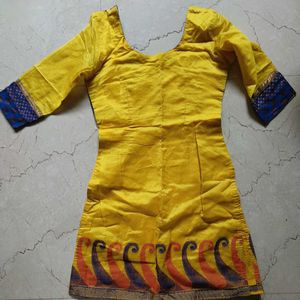 Yellow Long Kurta