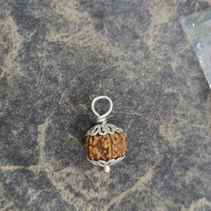 Original Rudraksha Locket With Silver