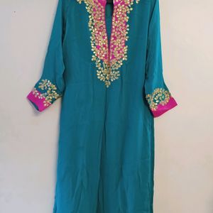 Kurta Set  4 Piece Kameez Inner Plazo And dupatta