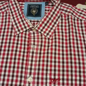 Red Checks Mens Shirt