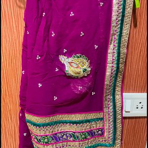 Heavy Green Lehenga With Bangani Dupatta