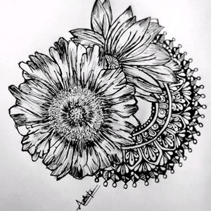 Mandala Flower Art