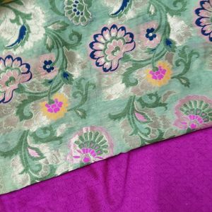 Khadi Silk Dress Material