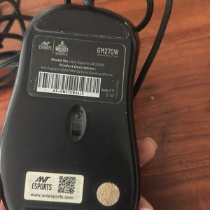 Ant Esports Gaming Usb Optical WMouse 100% Working