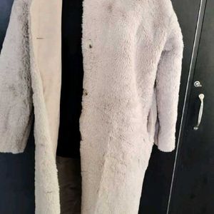 Beige Fur Coat Women🎀