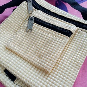 Cream Sling Bag